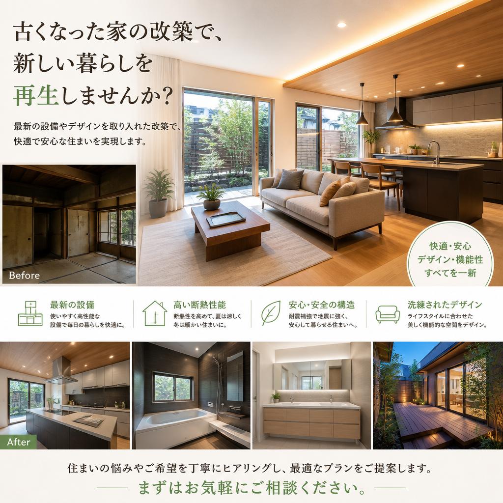 改築サービスのご紹介