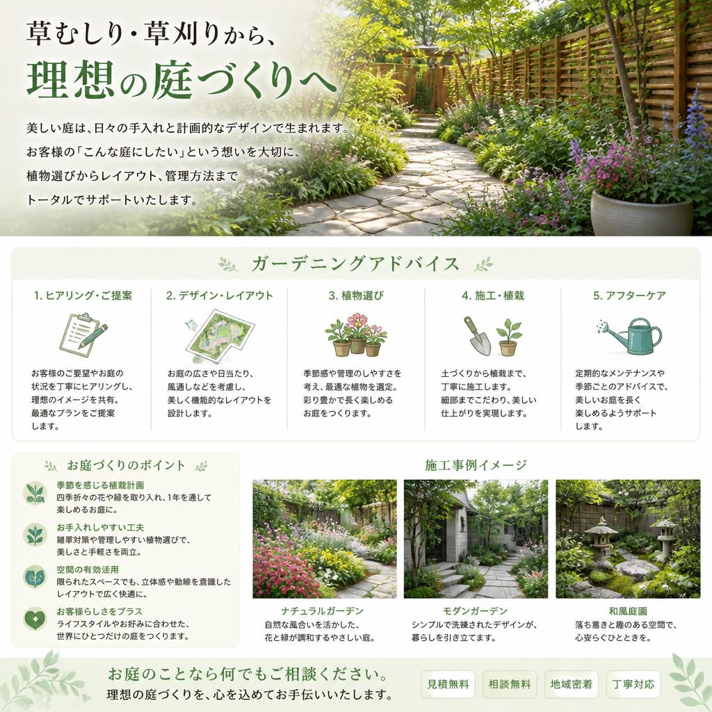 ガーデニングの提案