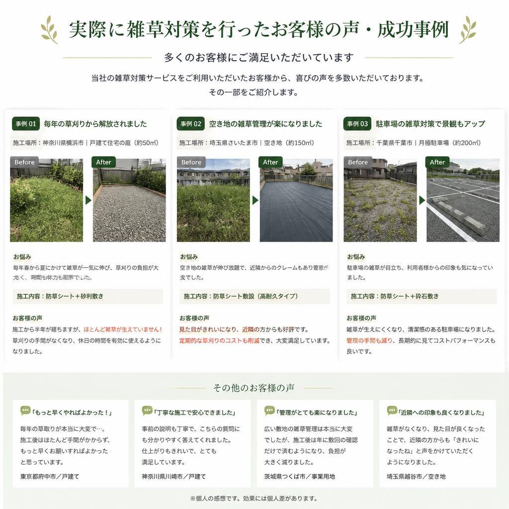 お客様の声