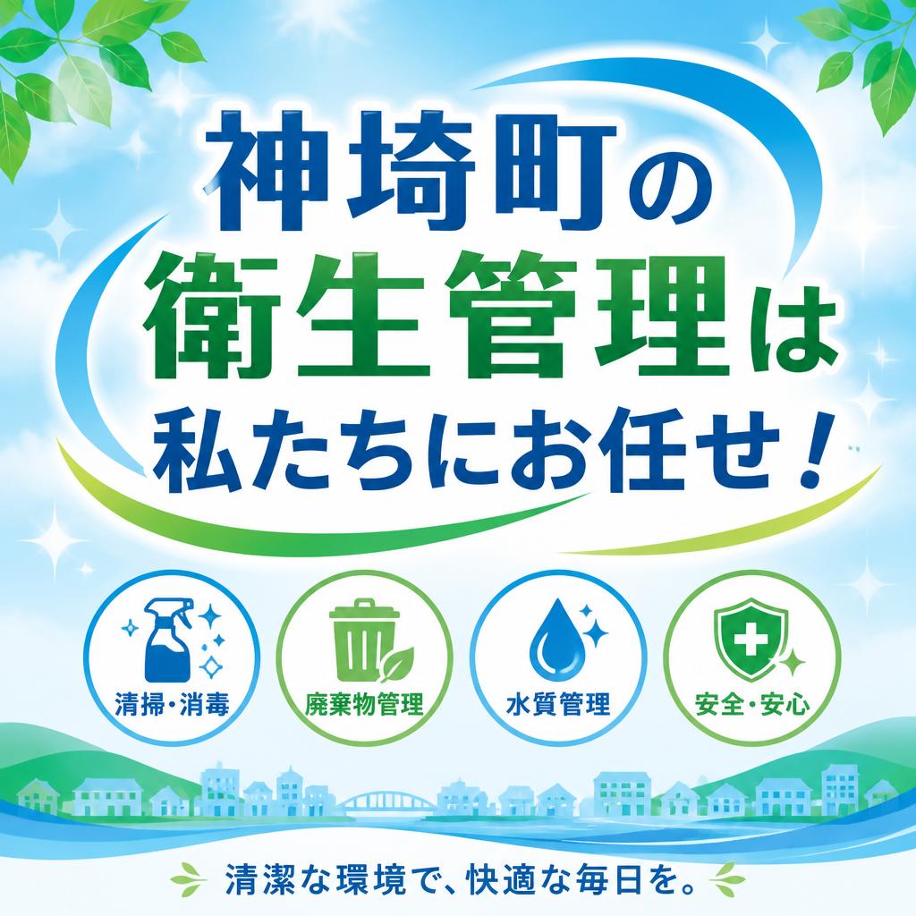神埼町の衛生管理は私たちにお任せ！