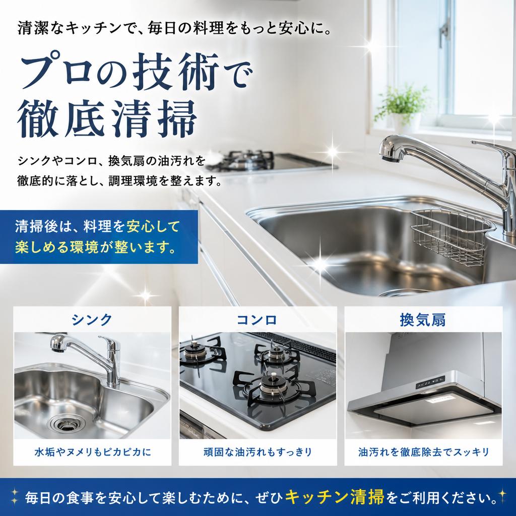 キッチン清掃で食材の安全を守る