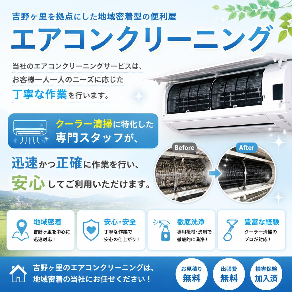 吉野ヶ里の便利屋ならではのサービス