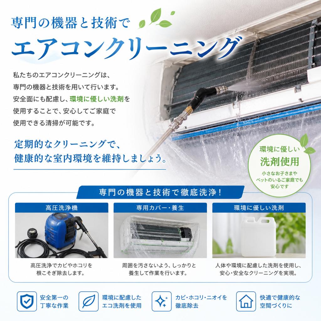 安心・安全な清掃作業