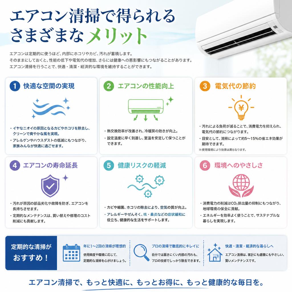 清掃後のメリット