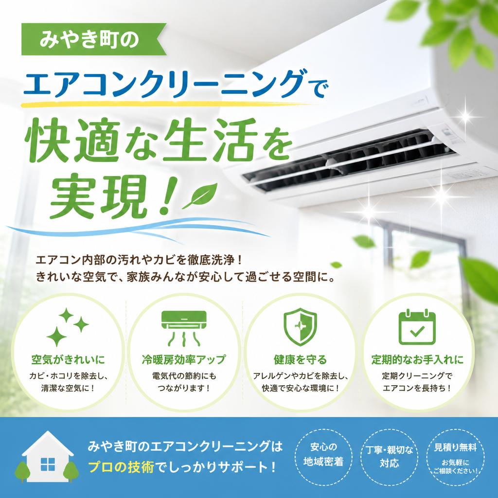 みやき町のエアコンクリーニングで快適な生活を実現！