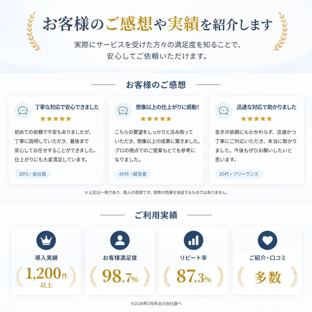 お客様の声