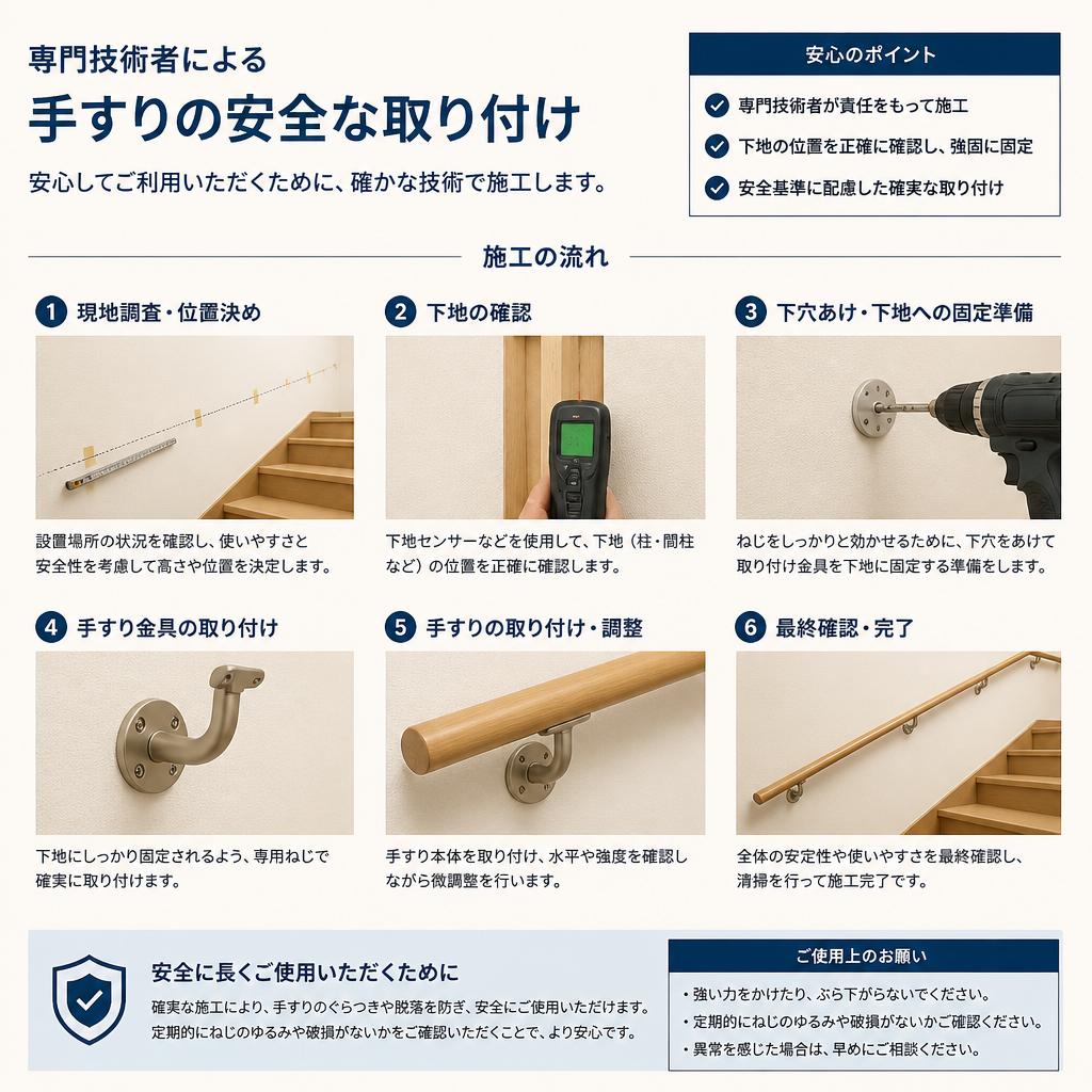 安心・安全な施工プロセス
