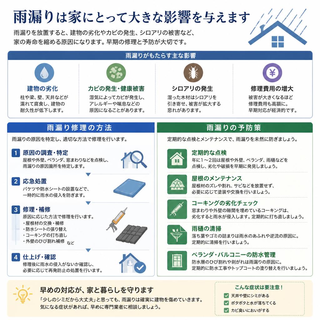 5. 雨漏り修理と予防策