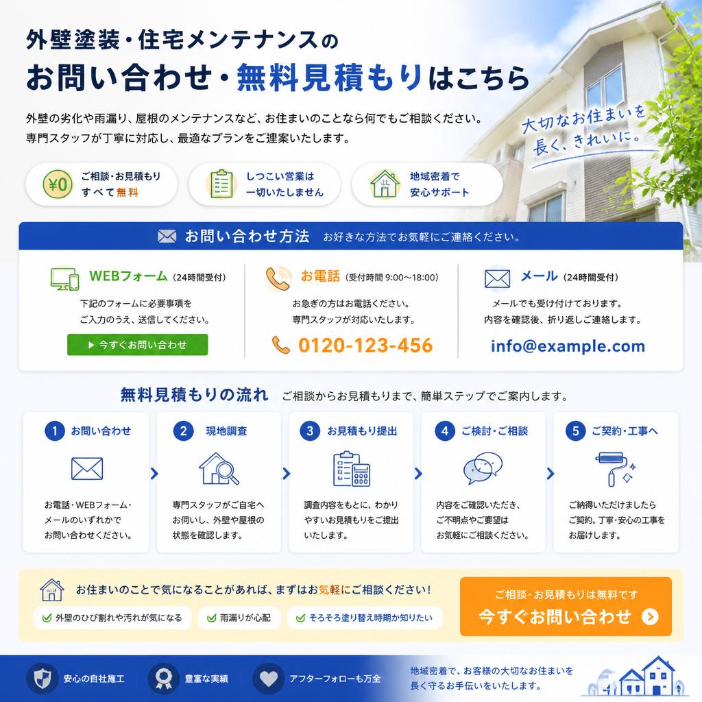 7. お問い合わせ・無料見積もり