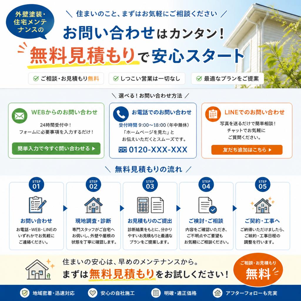 7. お問い合わせ・無料見積もり