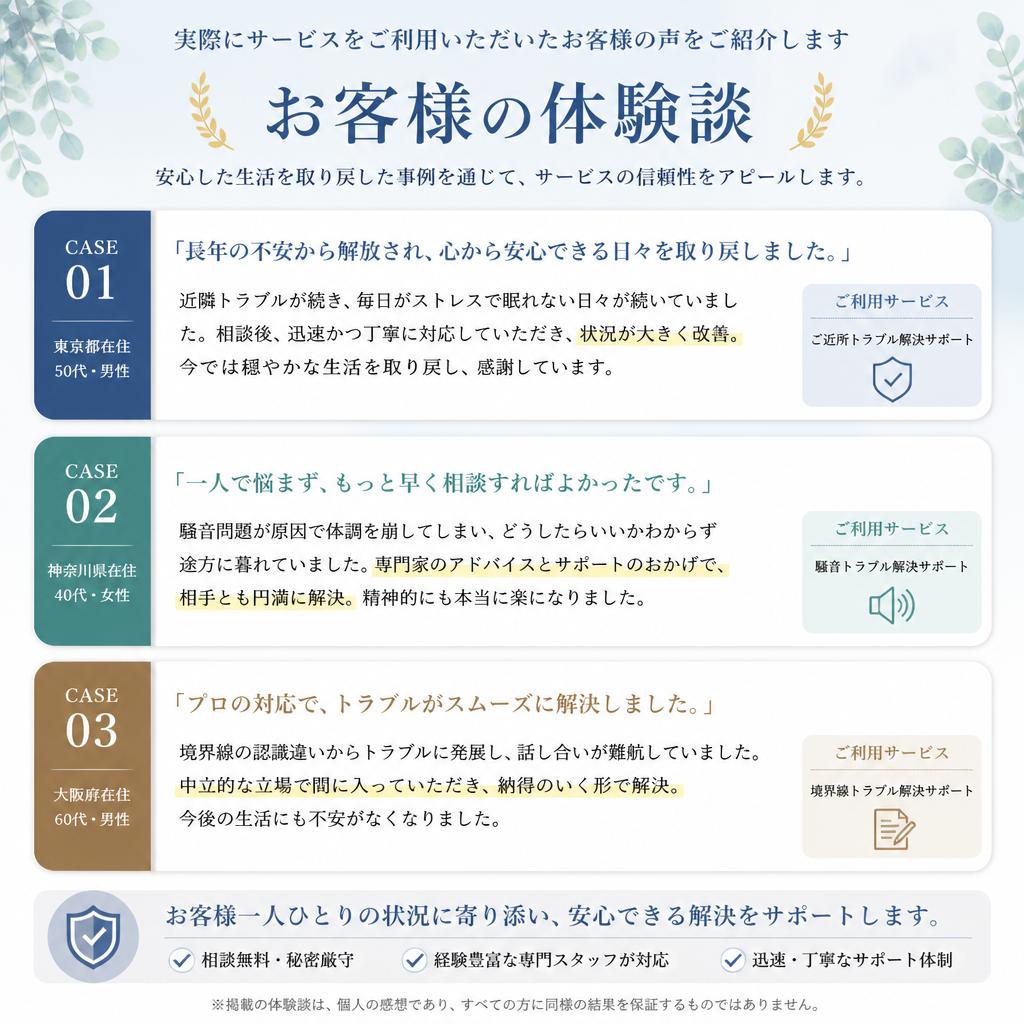 お客様の声