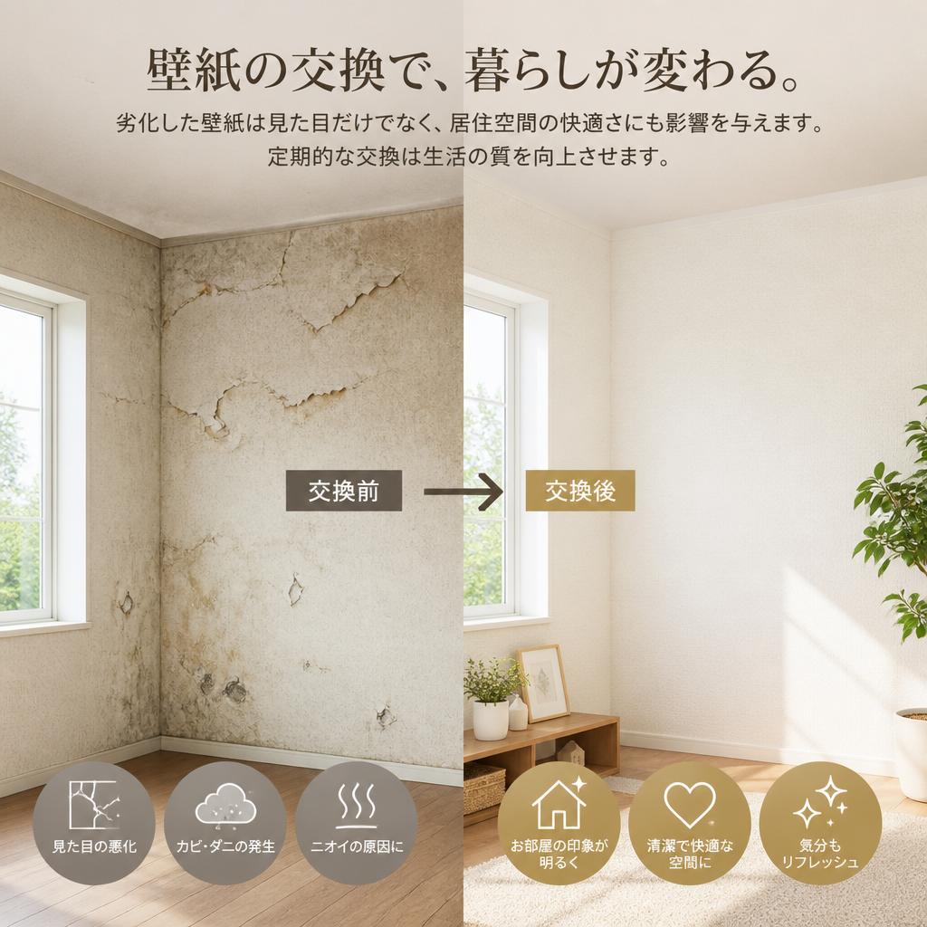 壁紙交換の重要性