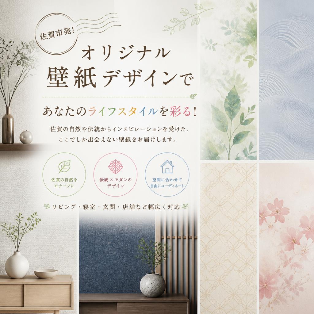 佐賀市発！オリジナル壁紙デザインであなたのライフスタイルを彩る！
