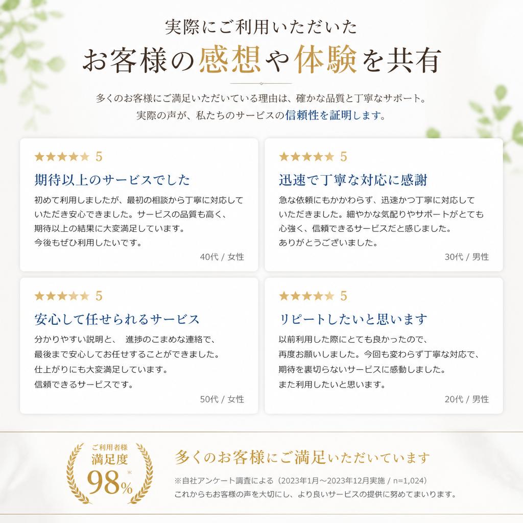 お客様の声