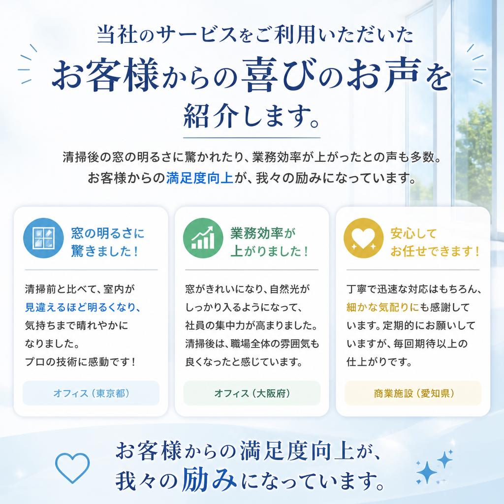 お客様の声
