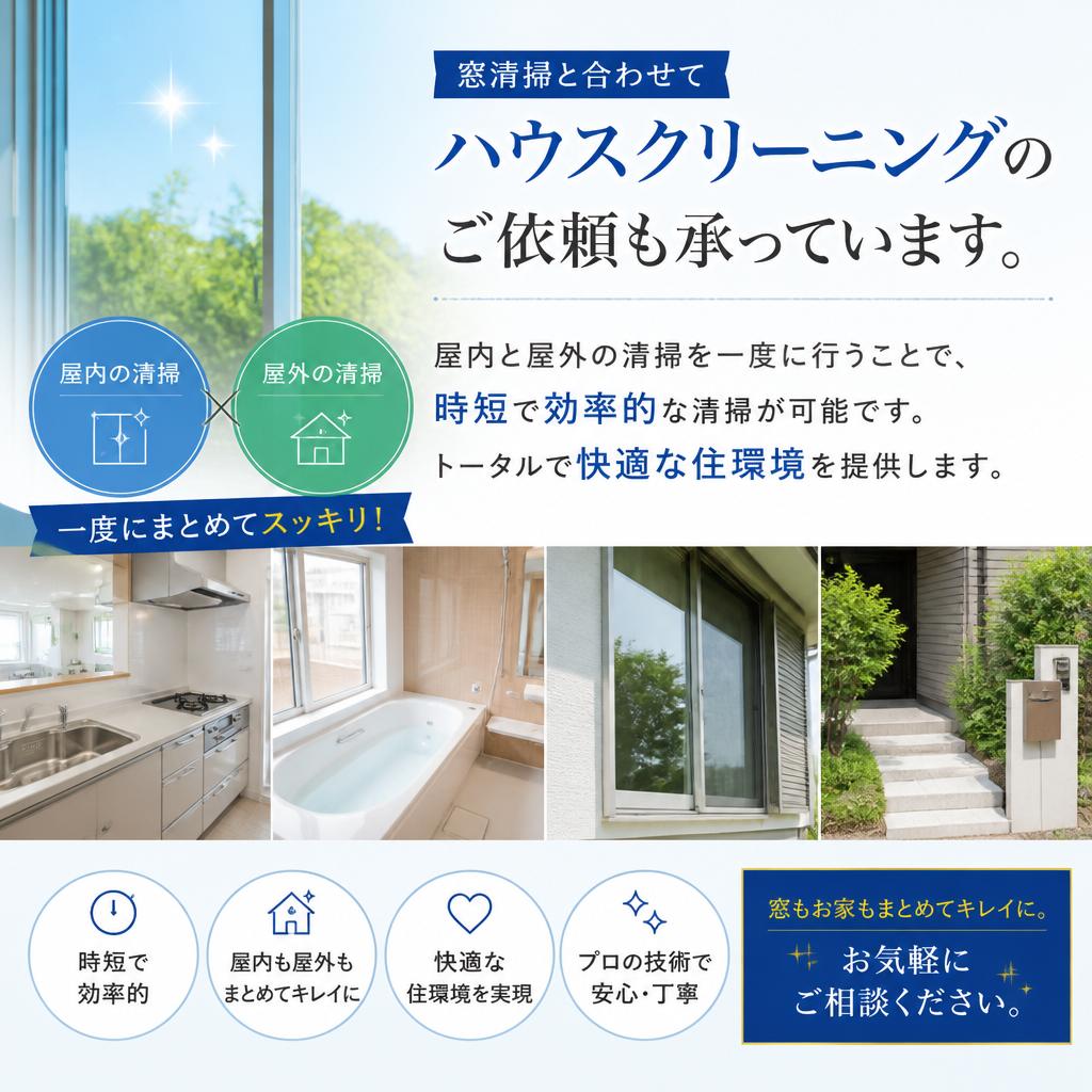 ハウスクリーニングとの組み合わせ