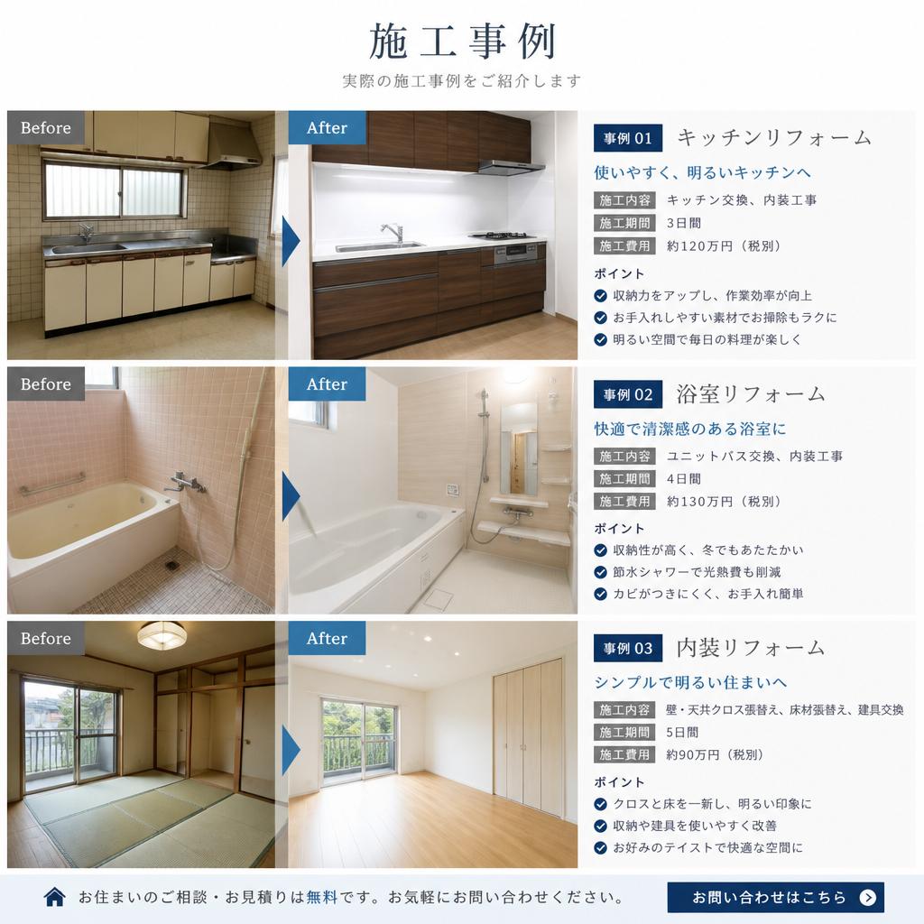 施工事例の紹介