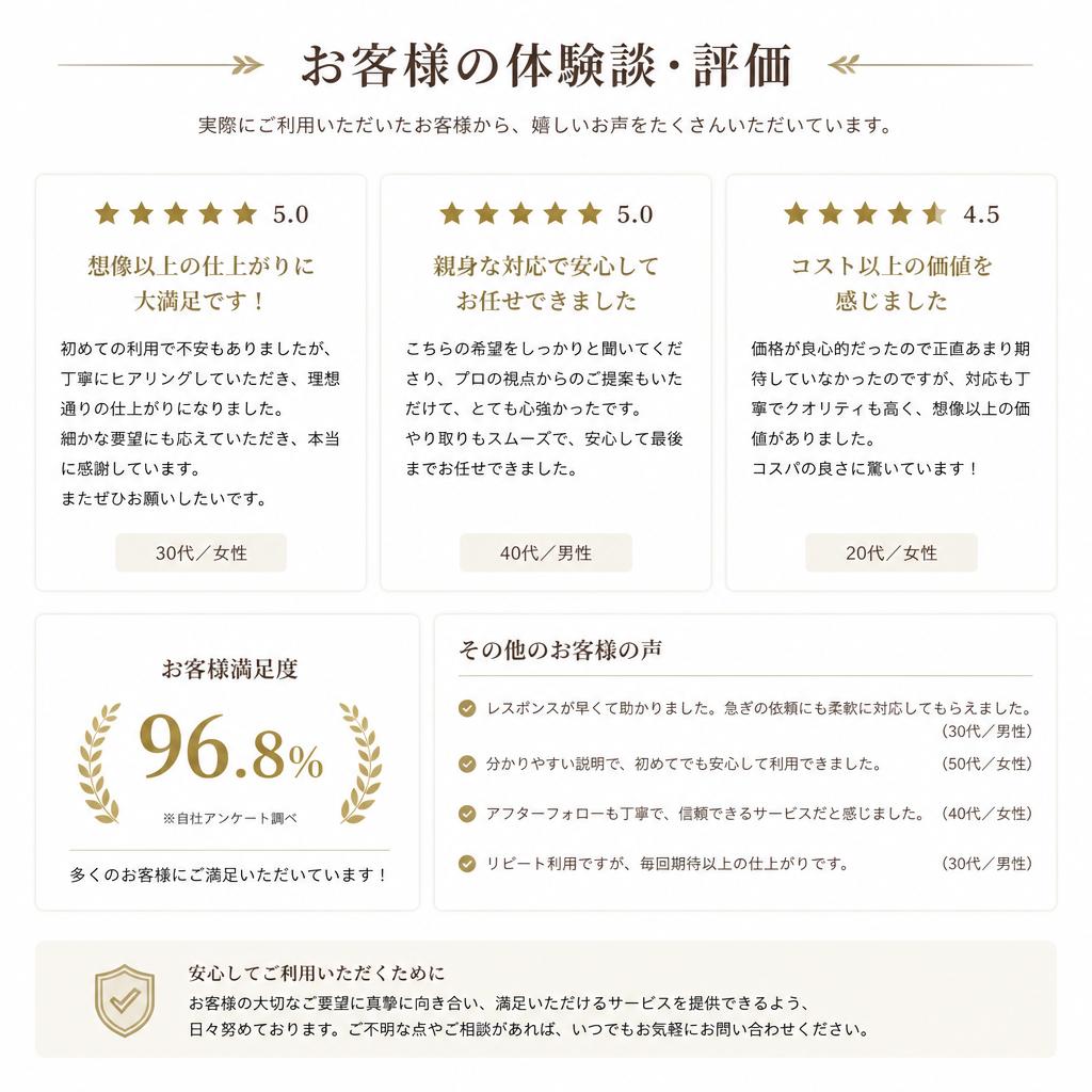 お客様の声