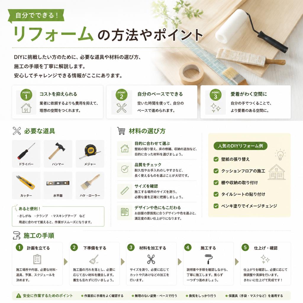 手軽にできるDIYリフォーム