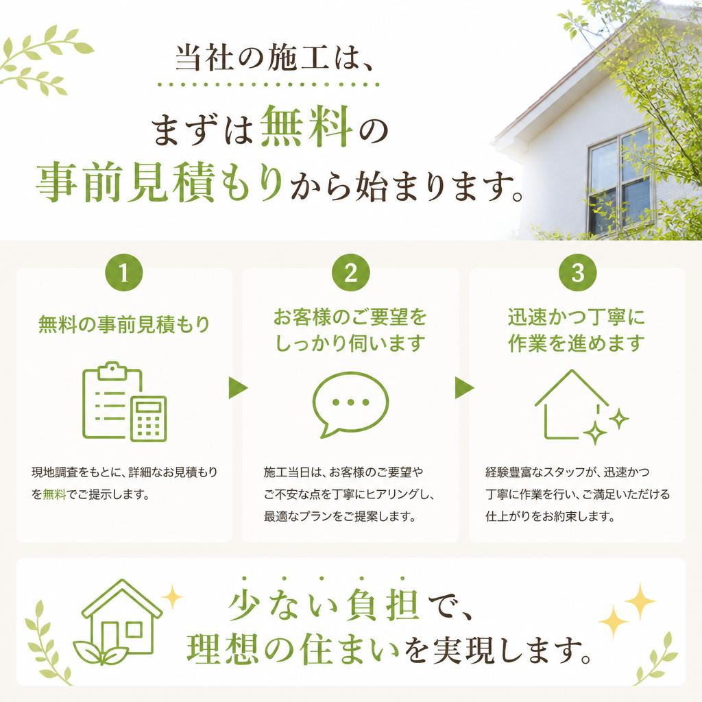 3. 施工の流れ