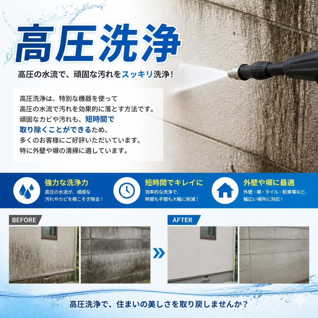 高圧洗浄とは？