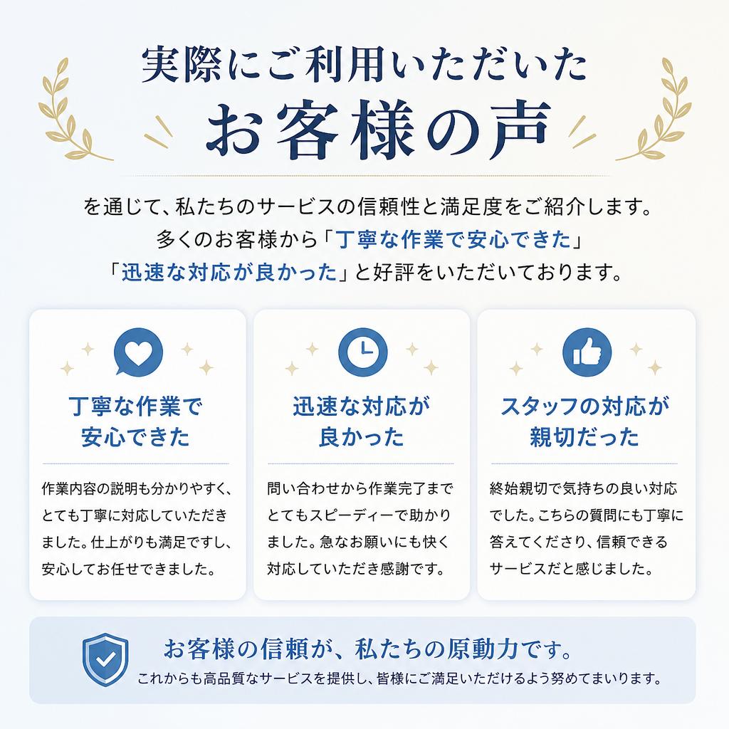 お客様の声