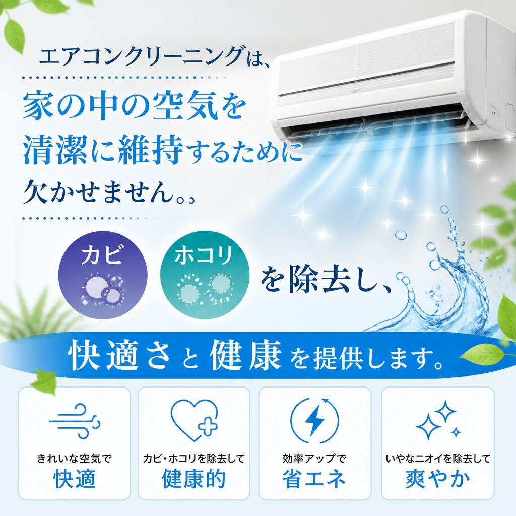 エアコンクリーニングで快適な空気を