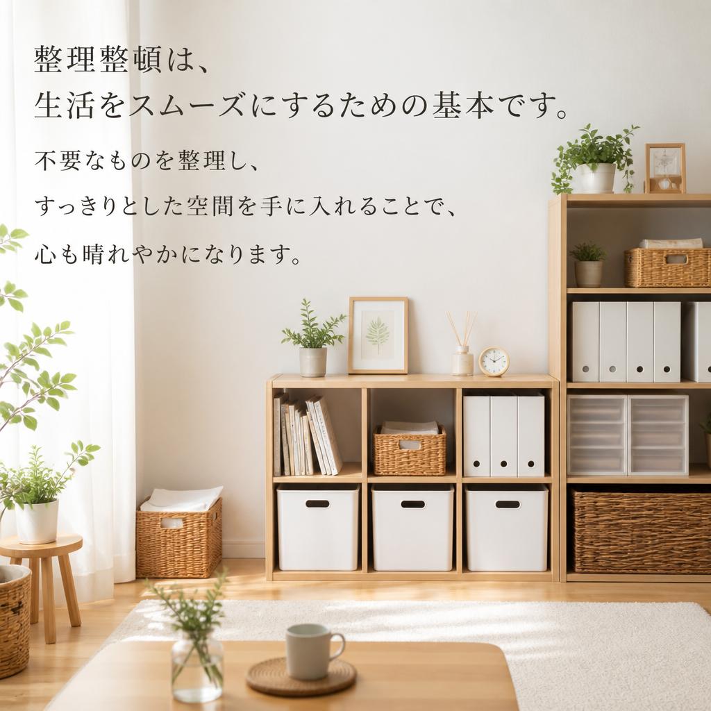 整理整頓でスペースを有効活用