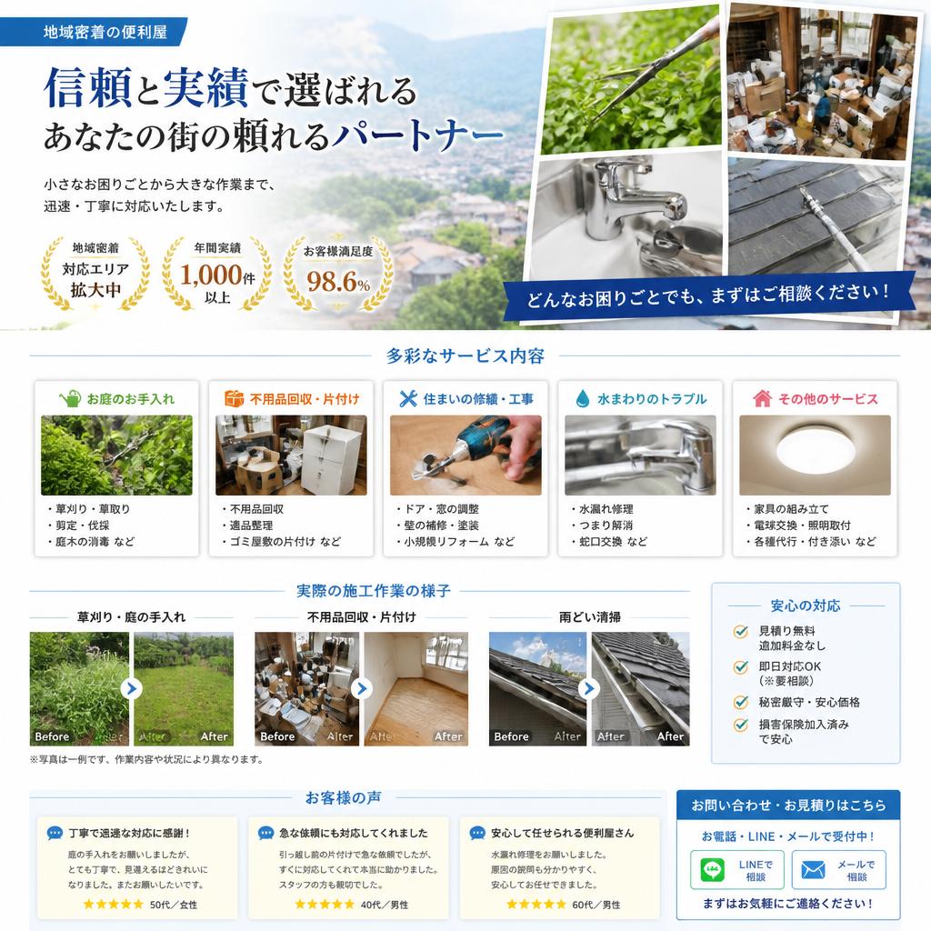 当社の特徴とお客様の声