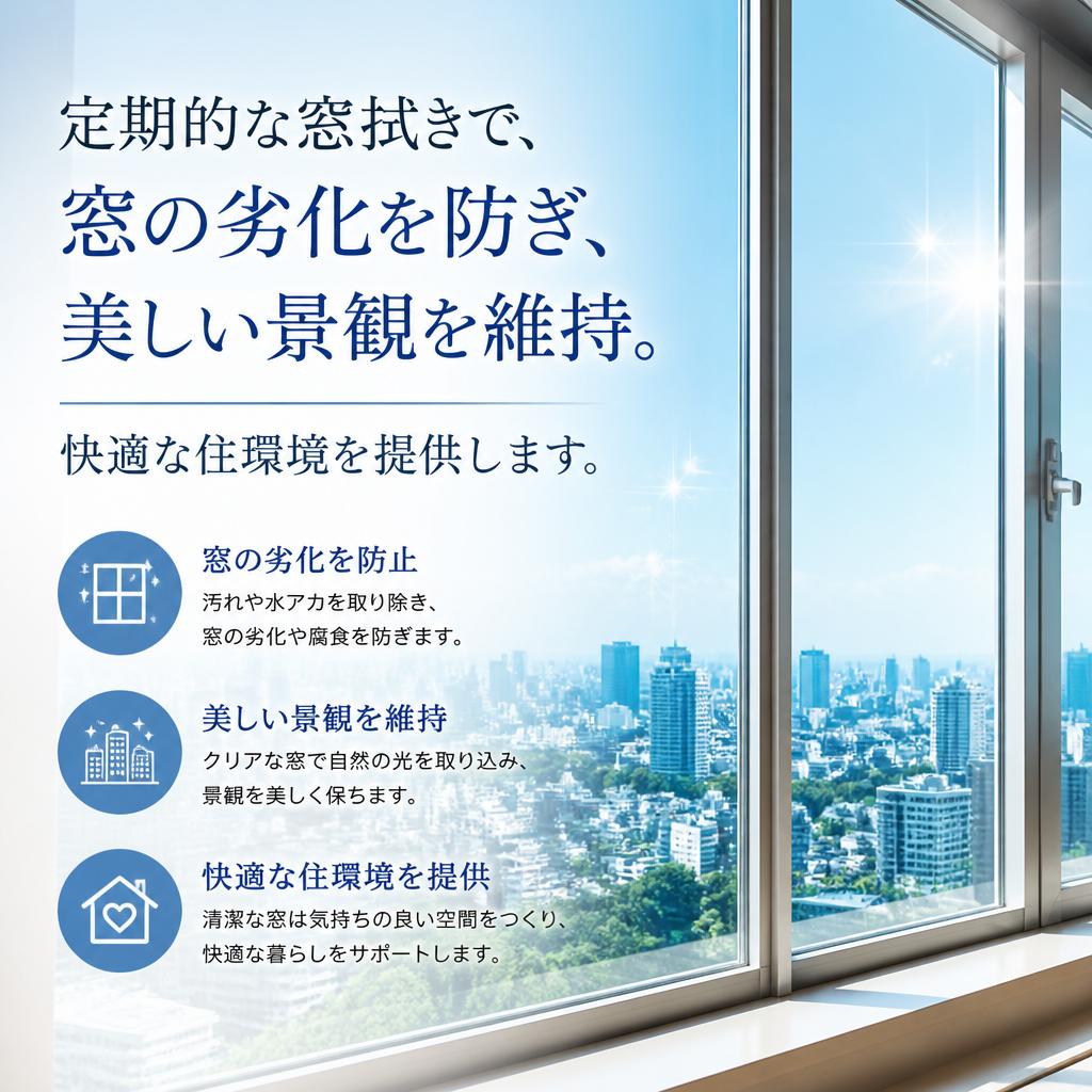 窓拭きの効果