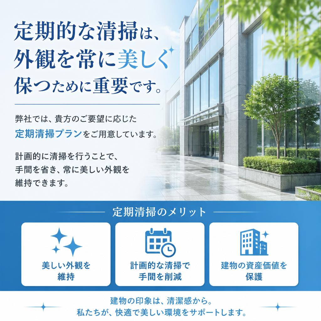 定期清掃プランのご紹介