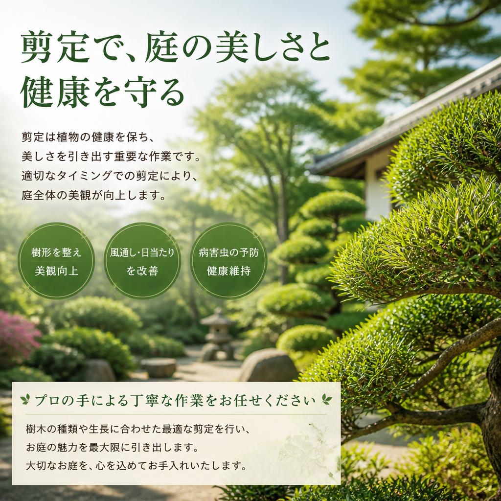 3. 美しい剪定で植物を活かす