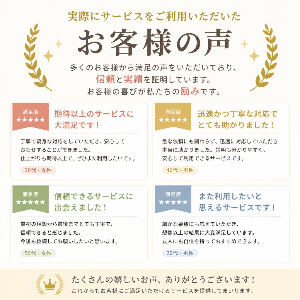 4. お客様の声