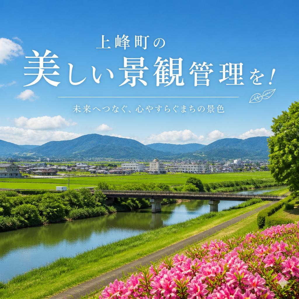 上峰町の美しい景観管理を！
