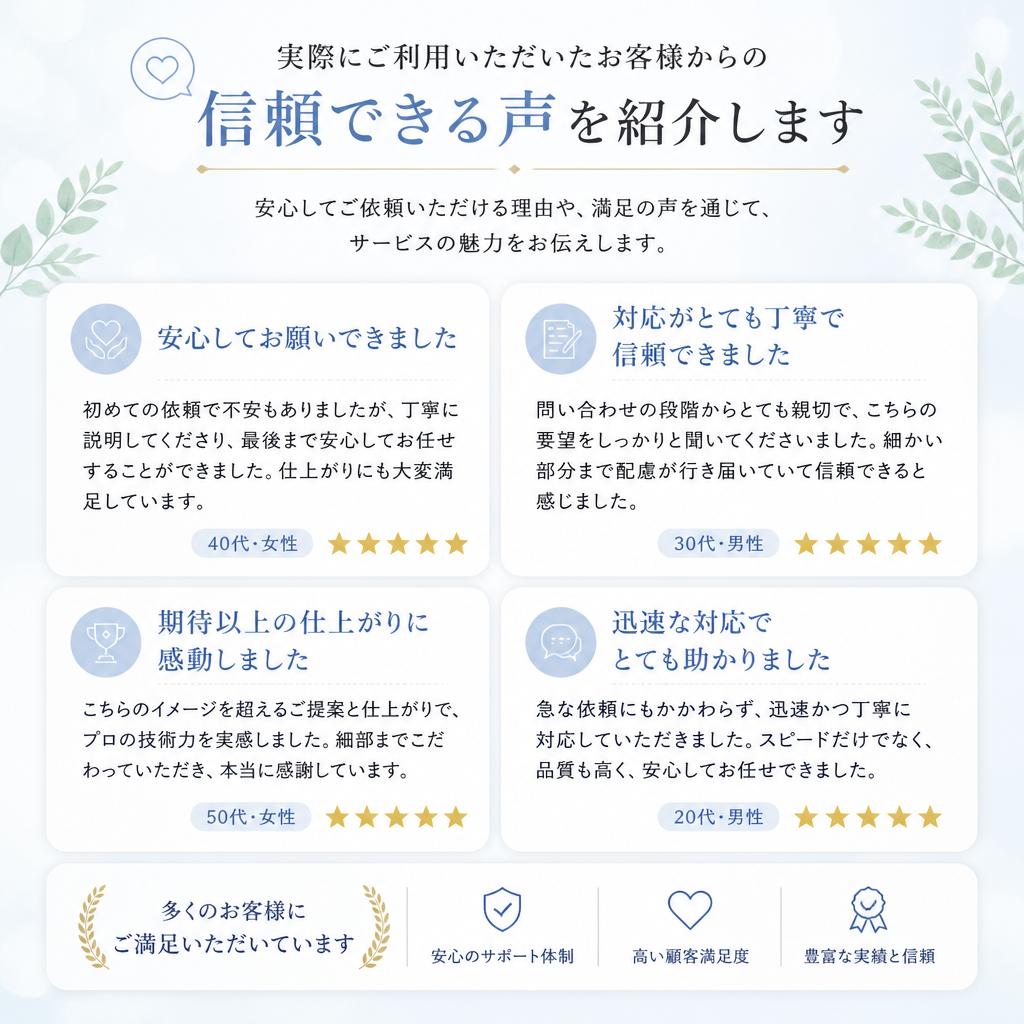 お客様の声