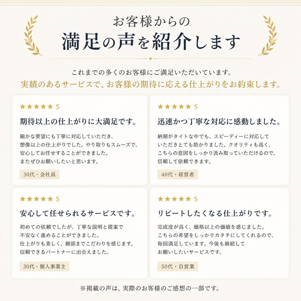 お客様の声
