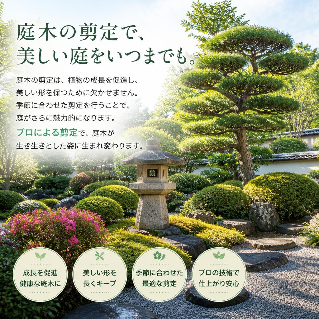 剪定で庭木を元気に！