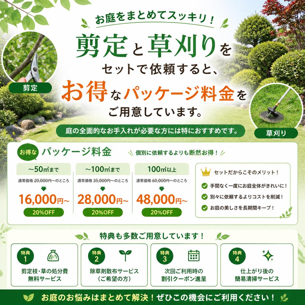 お得なパッケージサービス