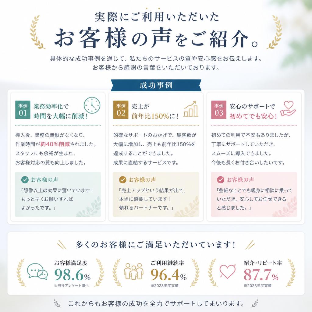 お客様の声