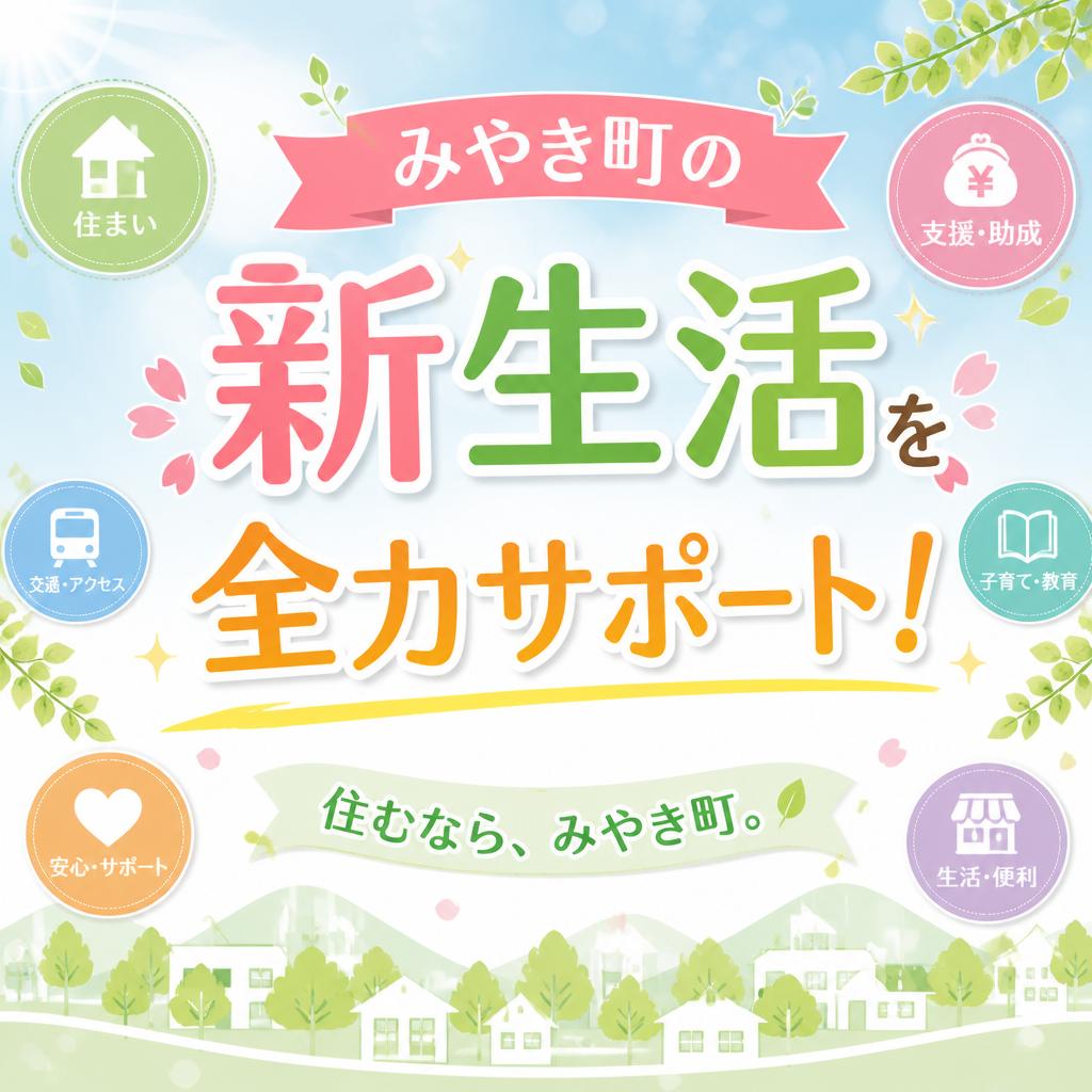 みやき町の新生活を全力サポート！