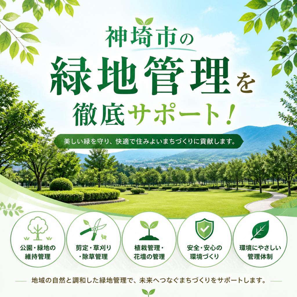 神埼市の緑地管理を徹底サポート！