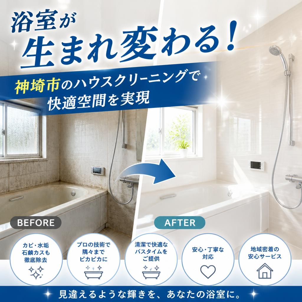 浴室が生まれ変わる！神埼市のハウスクリーニングで快適空間を実現