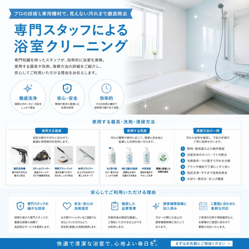 2. プロの技術とサービス内容
