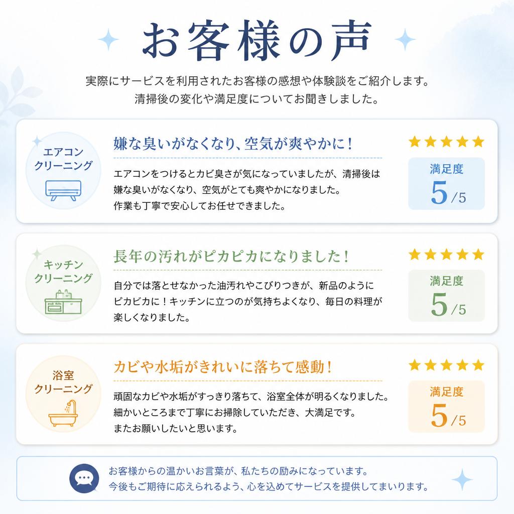 お客様の声