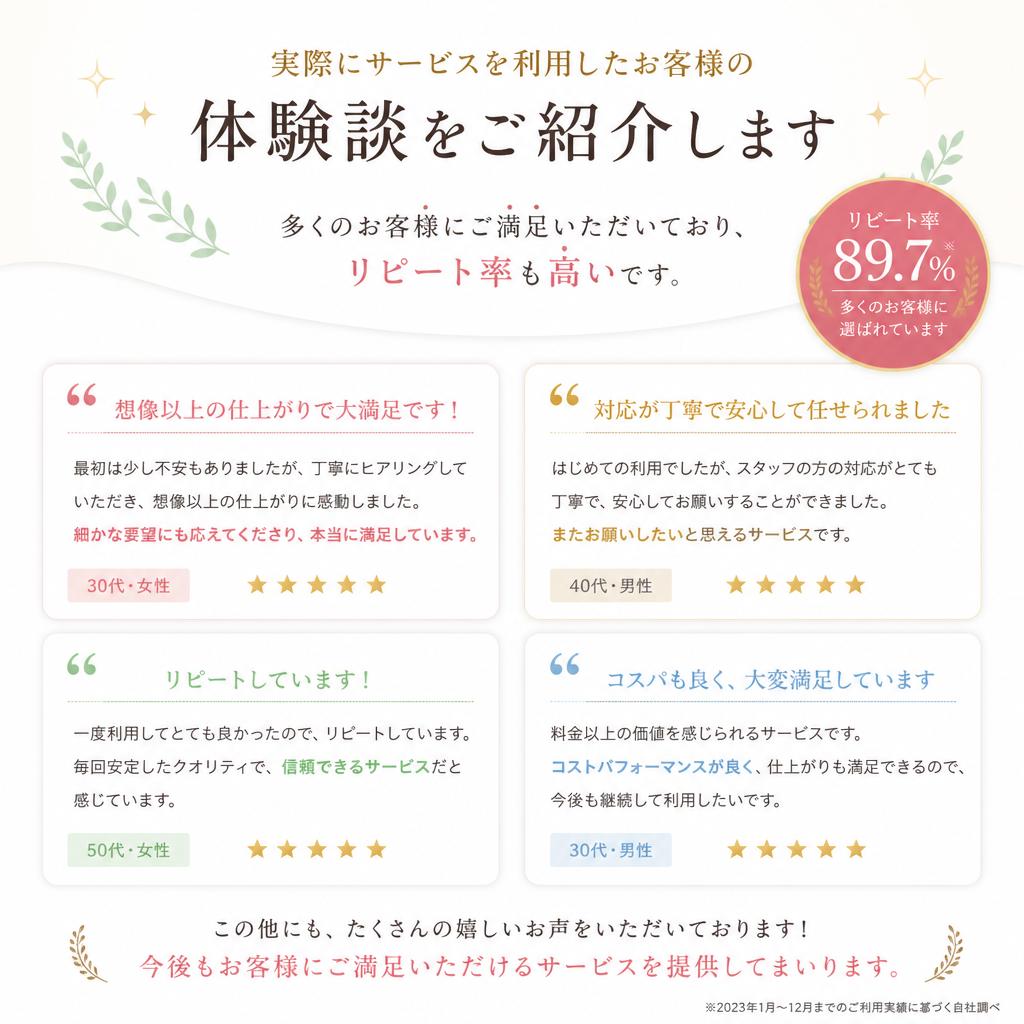 お客様の声