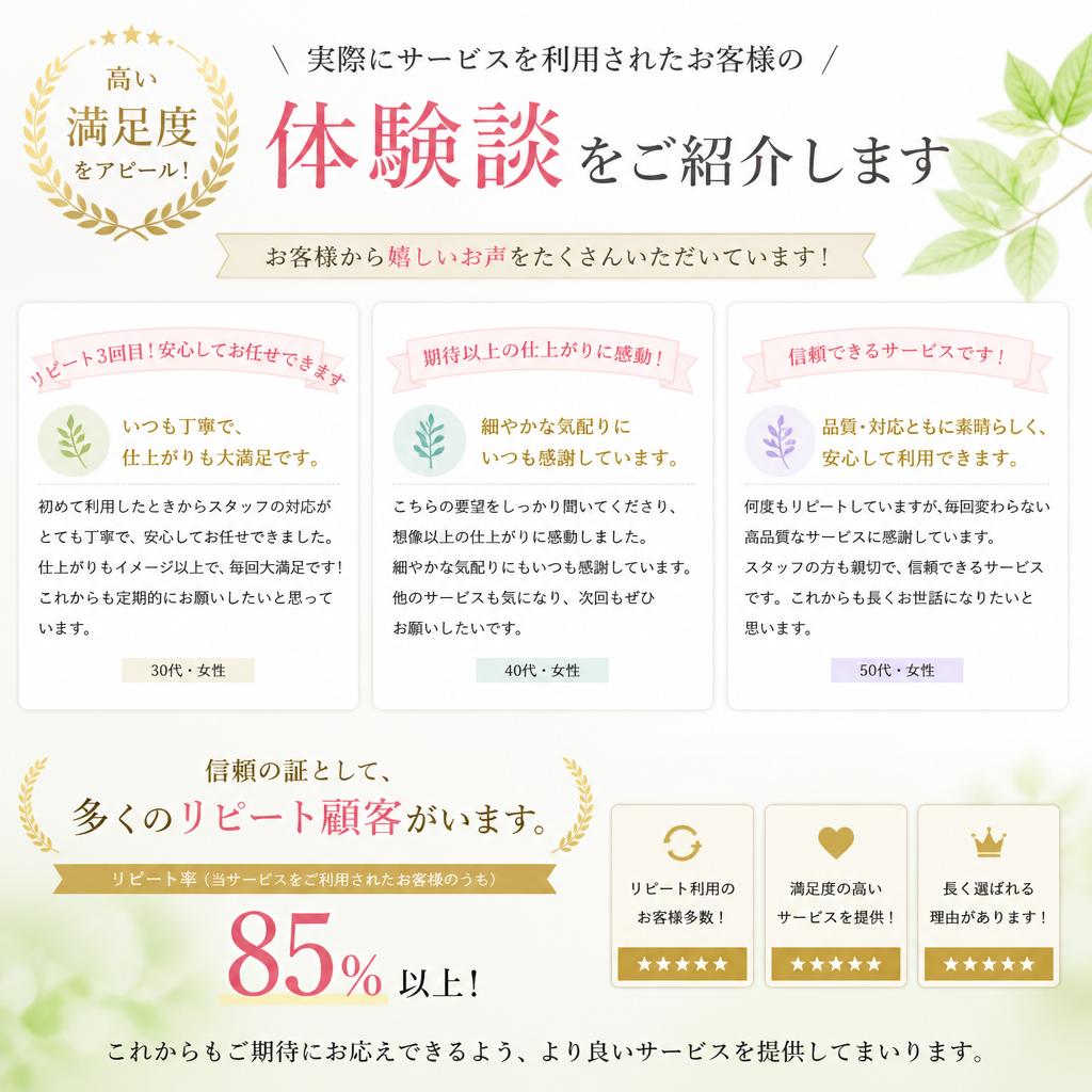 お客様の声
