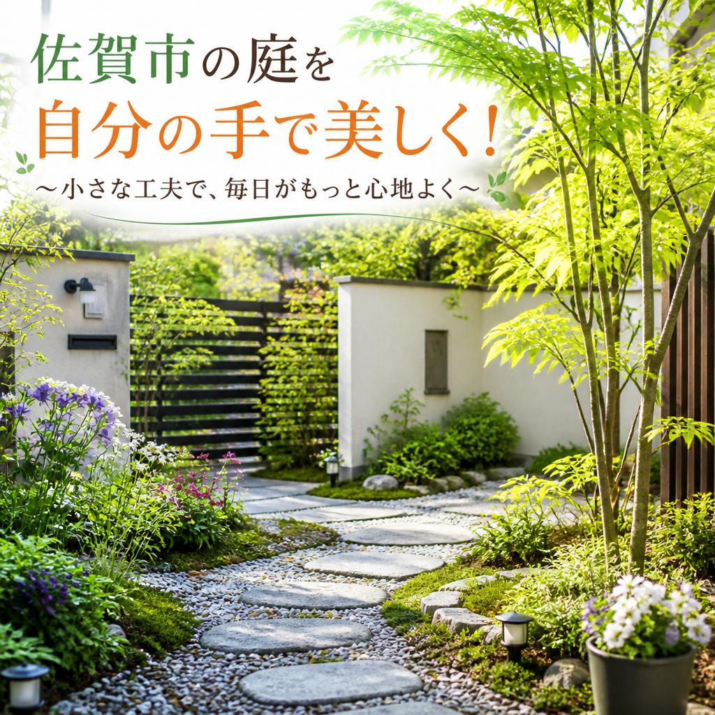 佐賀市の庭を自分の手で美しく！