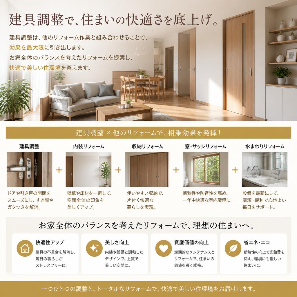 リフォームでさらに快適に