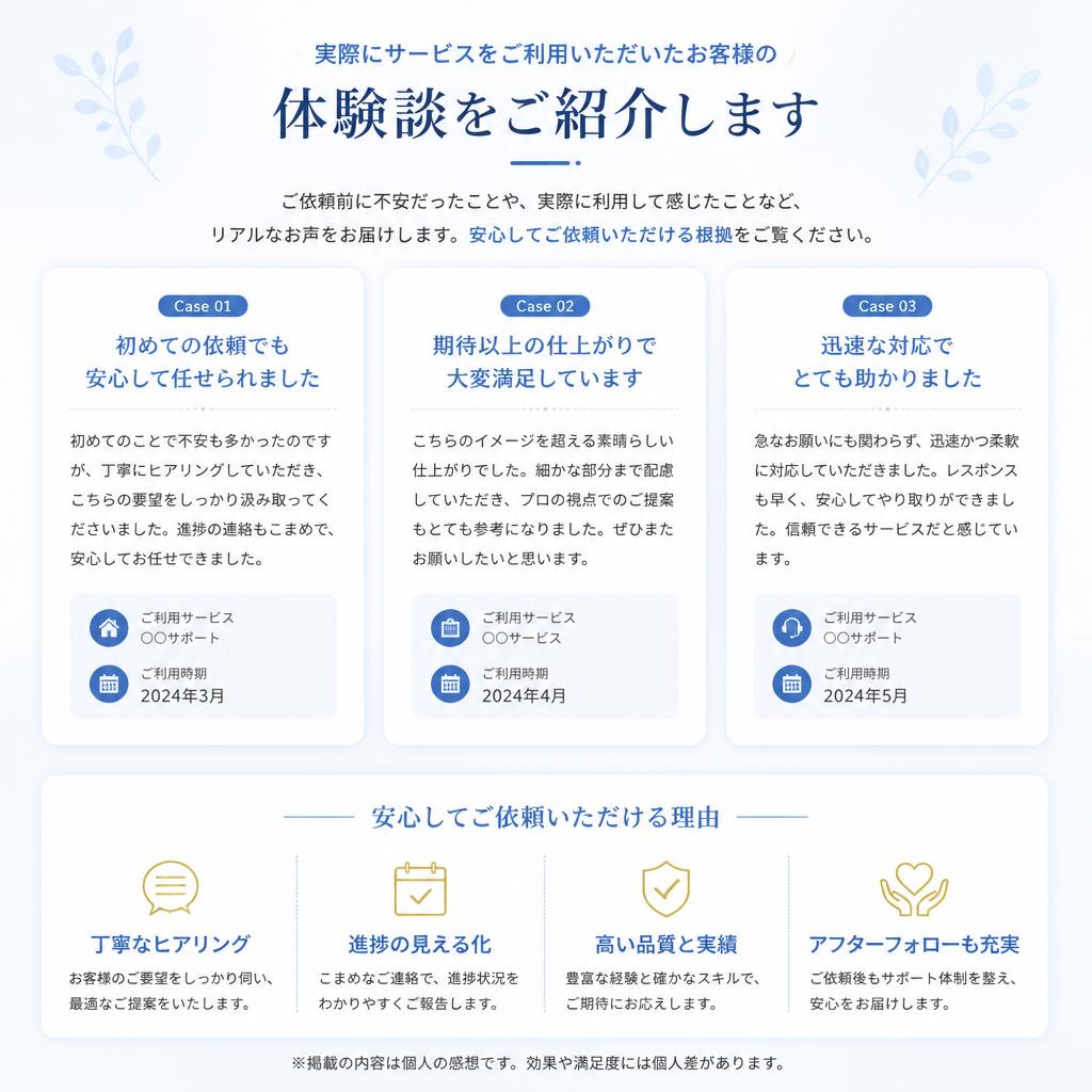 お客様の声