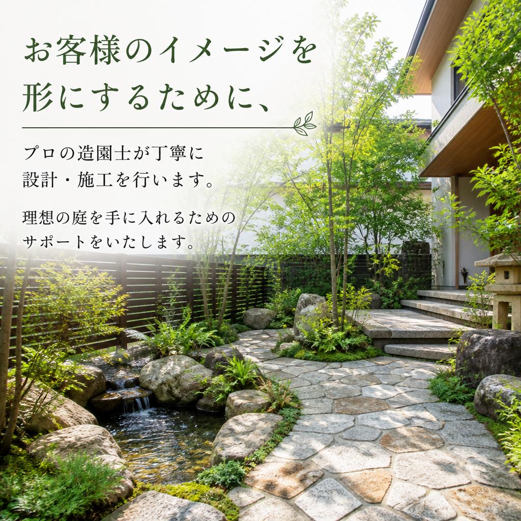 美しい庭を実現する造園サービス